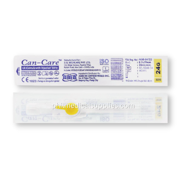 Can-Care IV Cath G24 (Intravenous catheter) G24