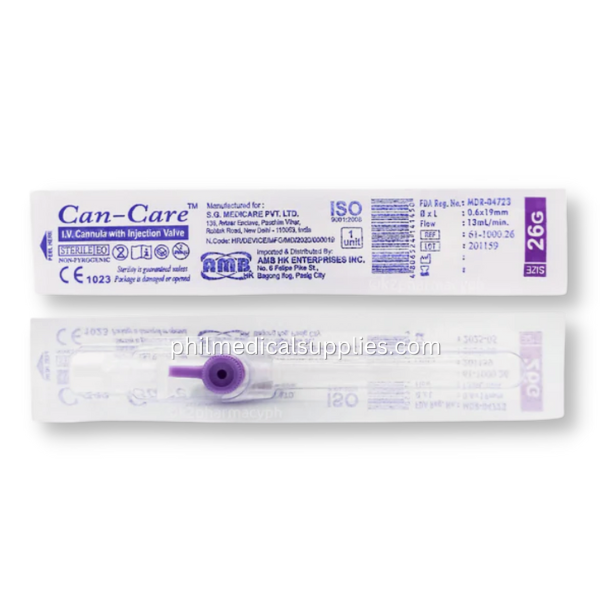 Can-Care IV Cath G26 (Intravenous catheter) G26