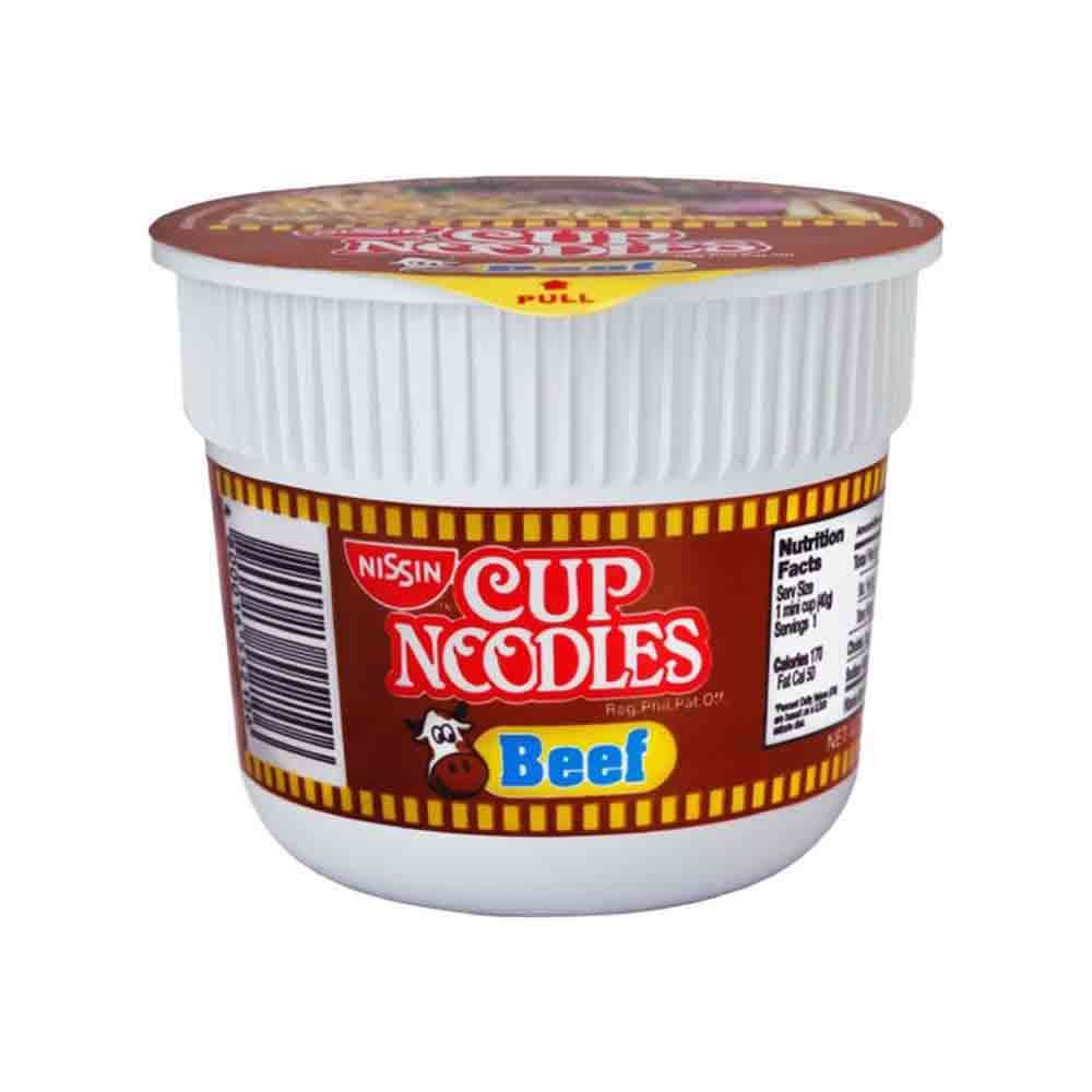 Nissin Cup Noodles Mini Beef 