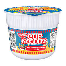 Nissin Cup Noodles Hot Creamy Seafood 