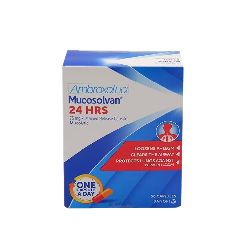Mucosolvan Retard (Ambroxol hydrochloride) 75mg sustained release capsule