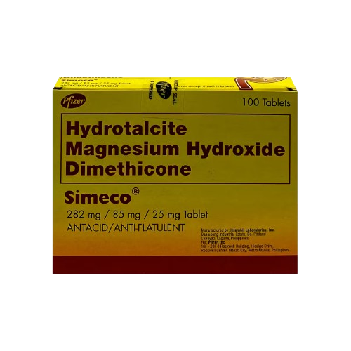 Simeco (Hydrotalcite + Magnesium + Dimethicone) Tablet