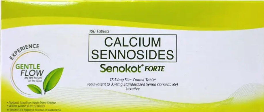 Senokot Forte (Calcium Sennosides) 17.54mg Tablet 