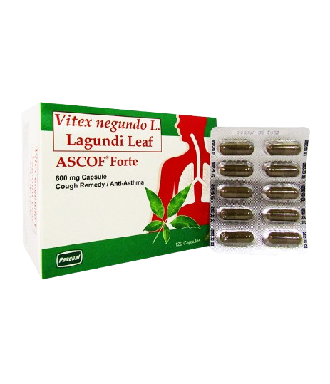 Ascof Forte (Lagundi) 600mg Capsule