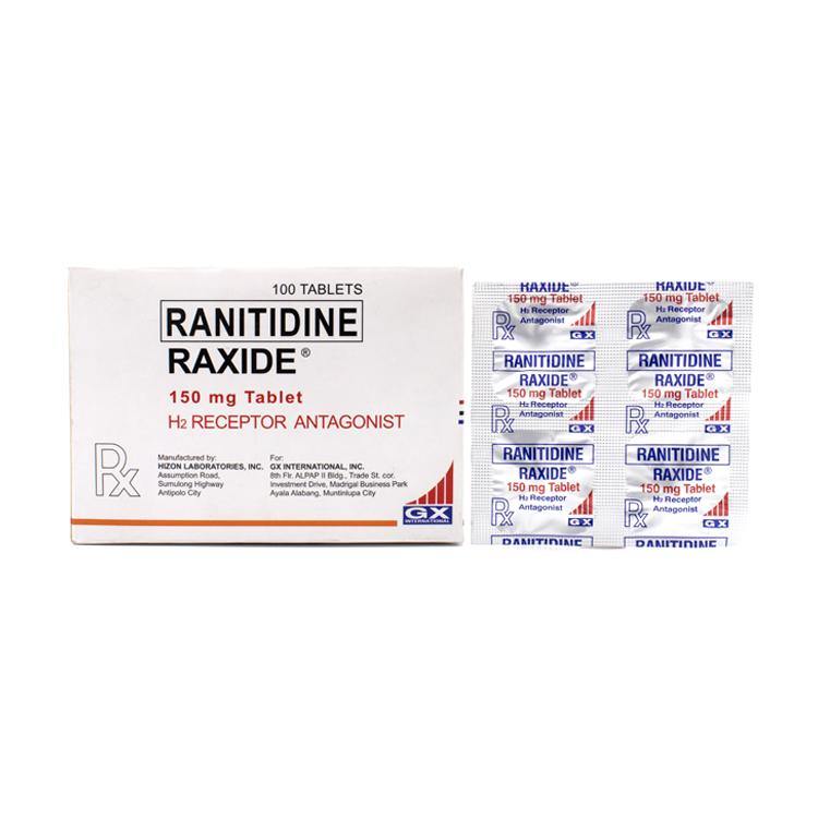 Raxide (Ranitidine) 150mg Tablet