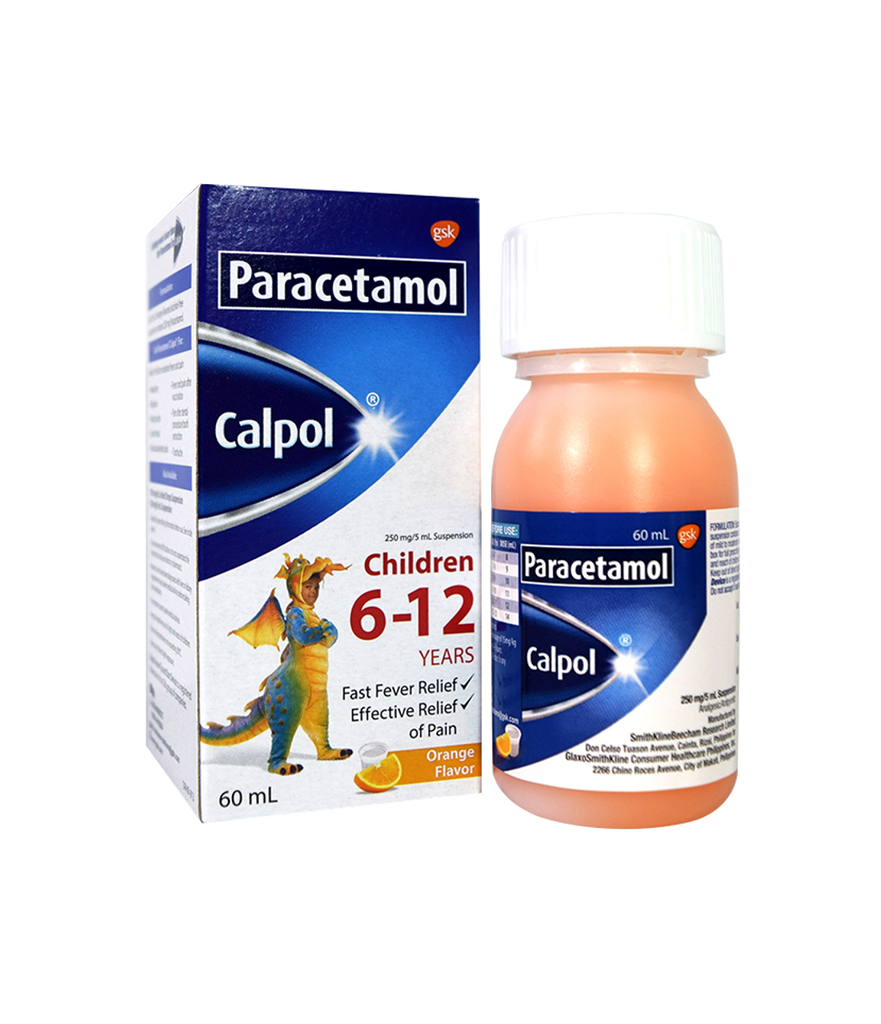Calpol (Paracetamol) 250mg/5ml Suspension 60ml 