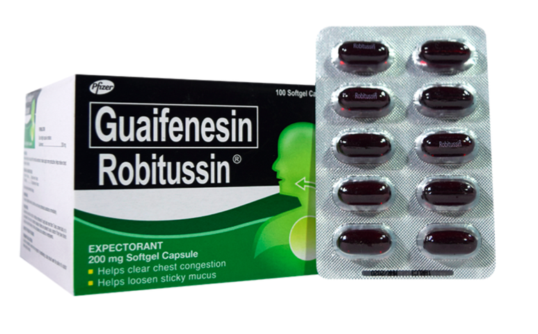 Robitussin LiquiGel (Guaifenesin) 200mg Capsule