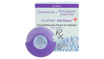 Seretide 100 (Salmeterol + Fluticasone) 50mcg/100mcg Diskus DPFI