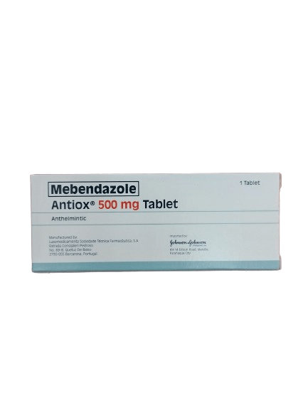 Antiox (Mebendazole) 500mg Tablet