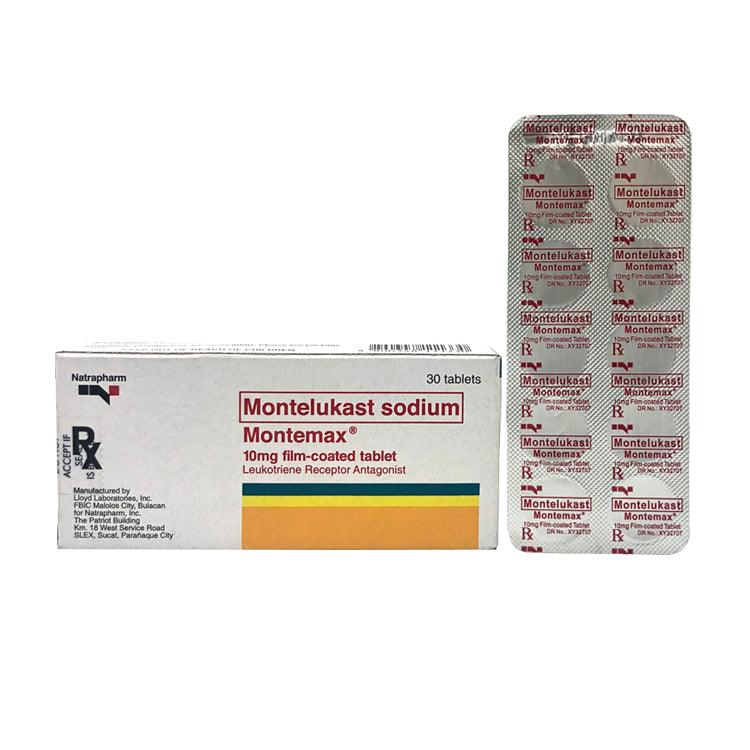 Montemax (Montelukast) 10mg film-coated tablet