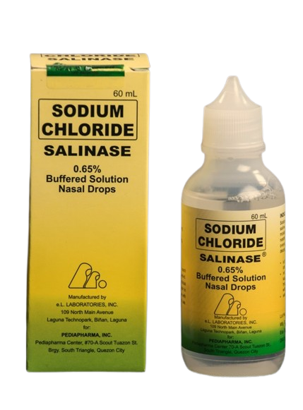 Salinase 0.65% Buffered Solution Nasal Drops 60ml