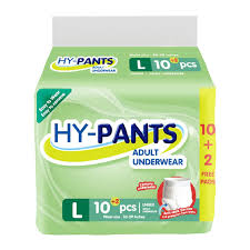 Hypants Adult Diaper Large 10+2s 