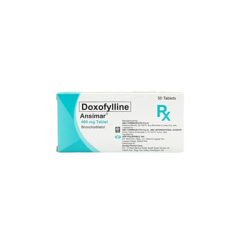 Ansimar (doxofylline) 400mg tablet