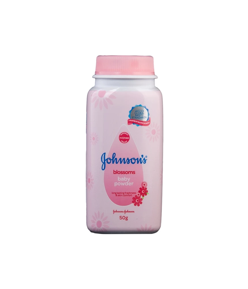 J&J Baby Powder Pink Blossoms (talc-based powder) 50g