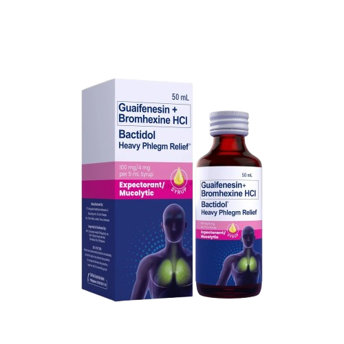 Bactidol Heavy Phlegm Relief 100mg/4mg/5ml Syrup 50ml