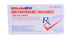 RM Metoprolol Tartrate (Metoprolol) 100mg Tablet
