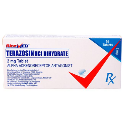 RM Terazosin (Terazosin HCl Dihydrate) 2mg Tablet