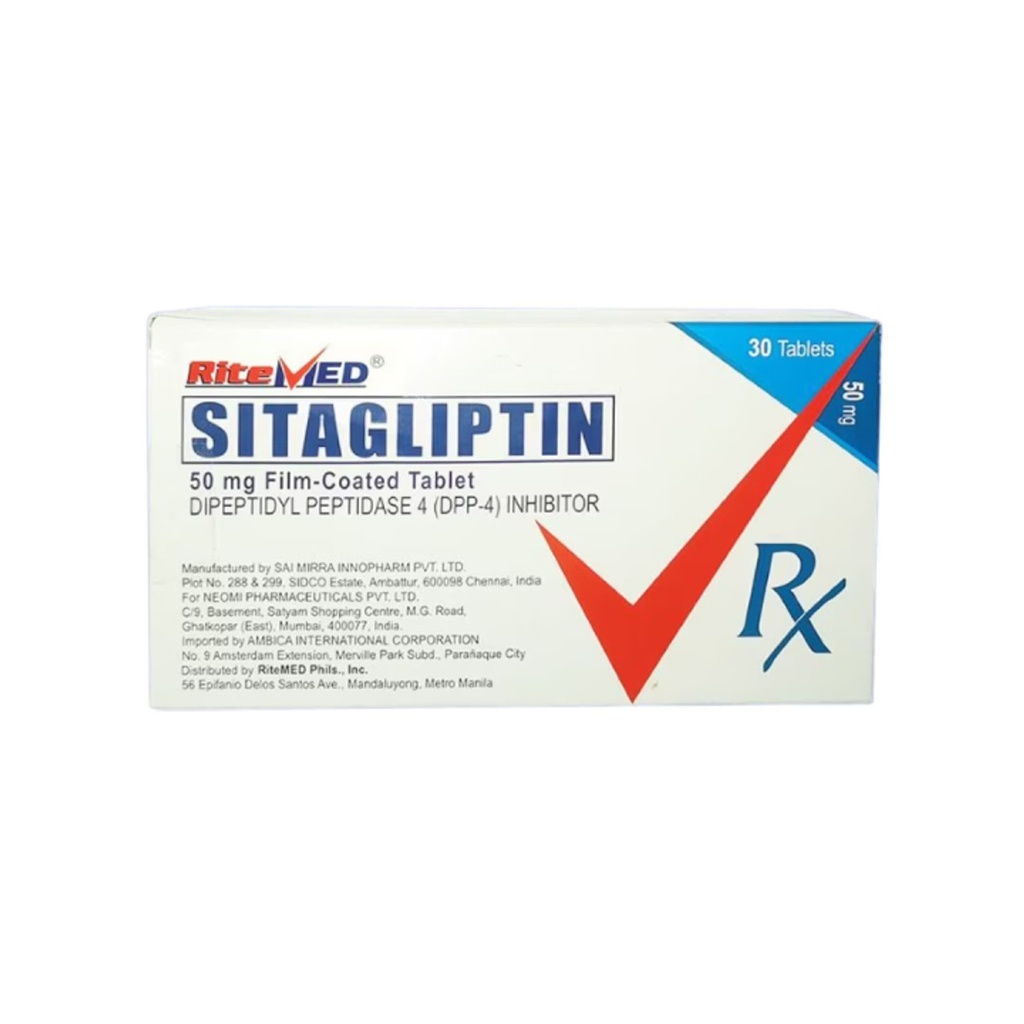 RM Sitagliptin (Sitagliptin) 50mg Tablet