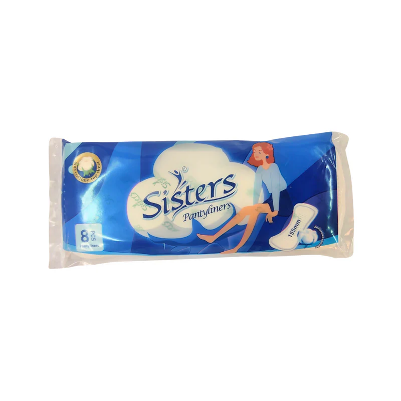 Sisters Pantyliner Econopack 8's (Blue Pack)