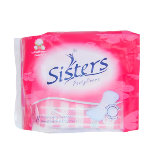 Sisters Pantyliner Individual Pack 8's (Pink Pack) 