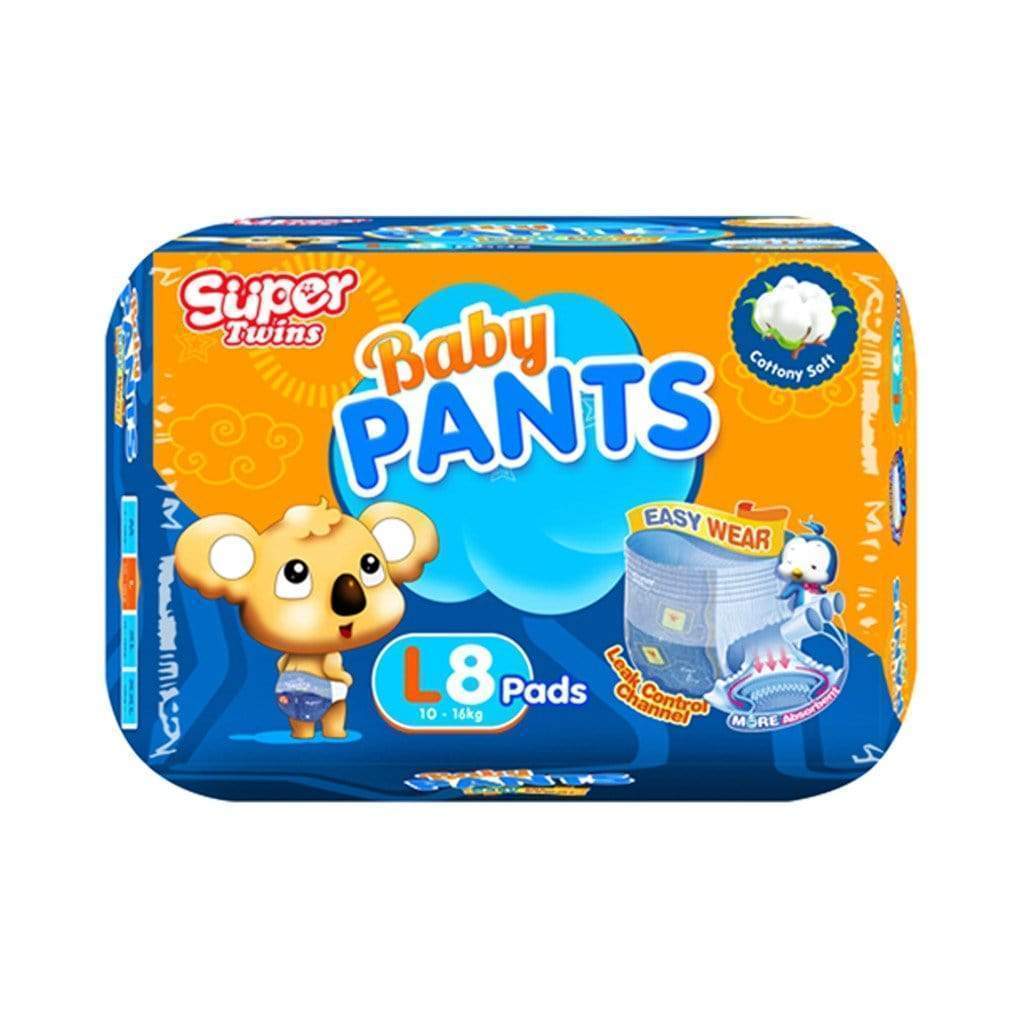 Super Twins Baby Pants L 8's 
