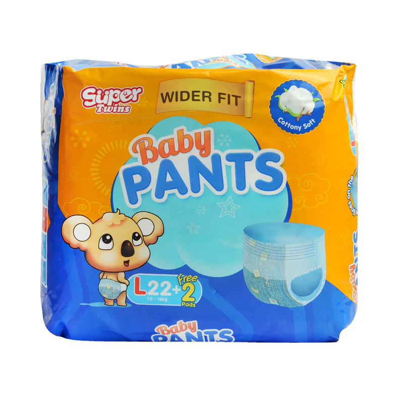 Super Twins Baby Pants L 22's 