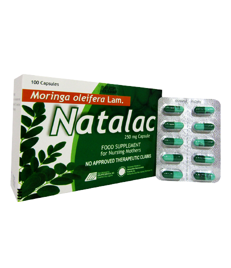 Natalac (Malunggay Leaf Extract) 250mg Capsule