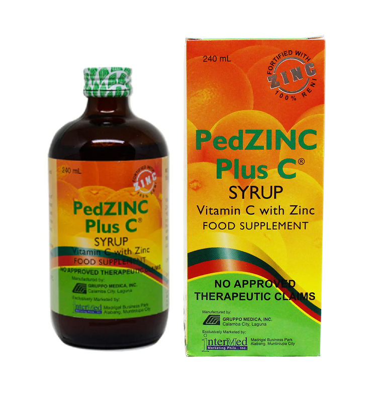 Pedzinc Plus C Syrup 240ml