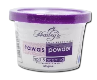 Hailey's Tawas Powder Soft & Scented 50g