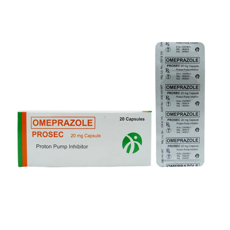 Prosec (Omeprazole) 20mg Capsule 