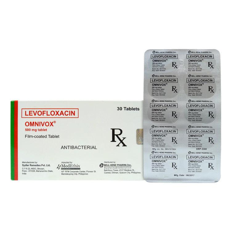 Omnivox (Levofloxacin) 500mg Tablet 