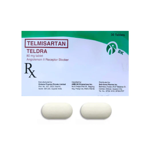 Teldra (Telmisartan) 80mg Tablet 