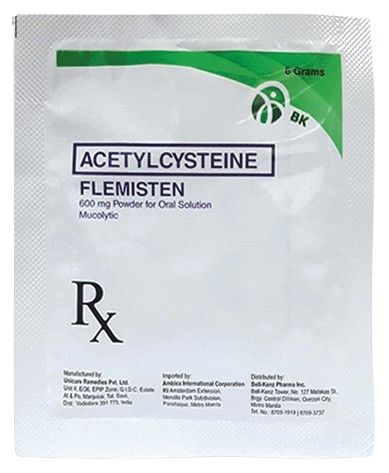 Flemisten (Acetylcysteine) 600mg Sachet