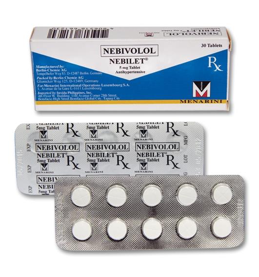 Nebilet (Nebivolol) 5mg Tablet