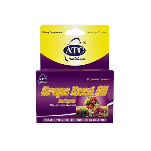 ATC Grapeseed 500mg Capsule