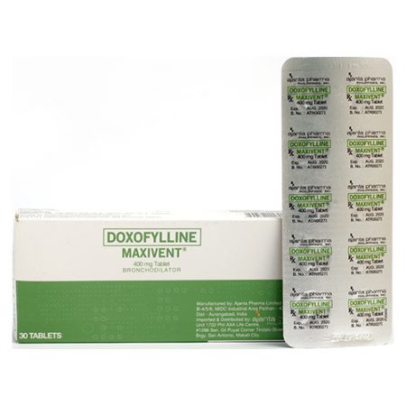 Maxivent (Doxofylline) 400mg Tablet