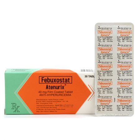 Atenurix (Febuxostat) 40mg Tablet