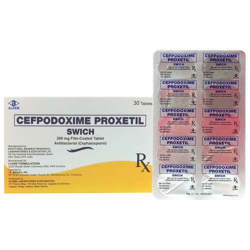 Swich (Cefpodoxime Proxetil) 200mg tablet