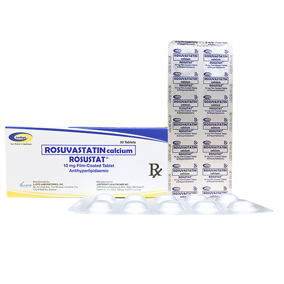 Rosustat (Rosuvastatin Calcium) 10mg Film-Coated Tablet 