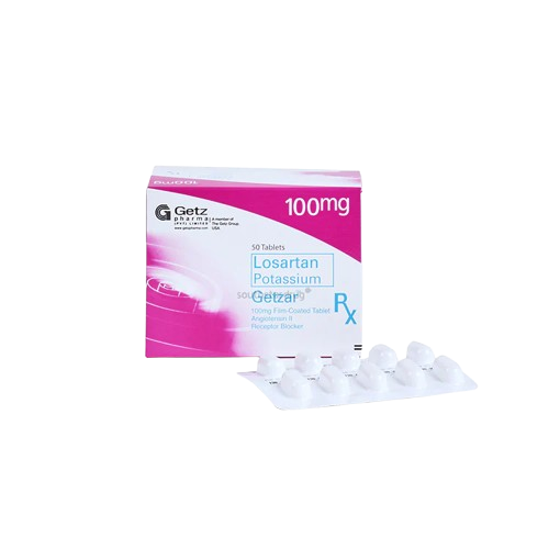 Getzar (losartan potassium) 100mg tablet