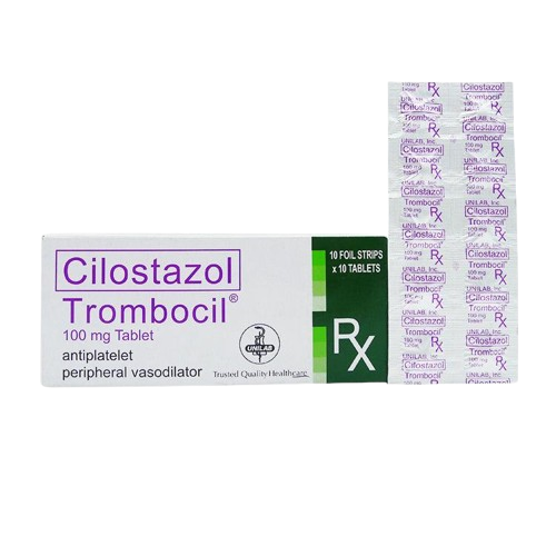 Trombocil (Cilostazol) 100mg Tablet