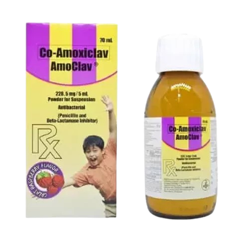 Amoclav (Co-Amoxiclav) 228.5mg/5ml Suspension 70ml