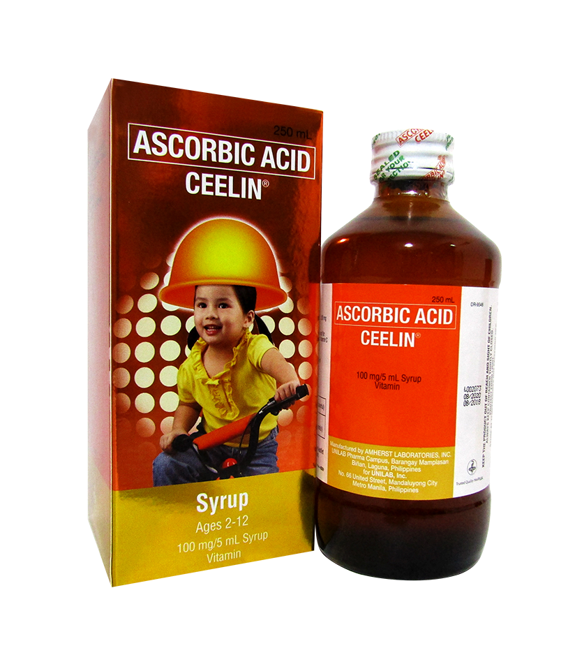 Ceelin (Ascorbic Acid) 100mg/5ml Syrup 250ml 