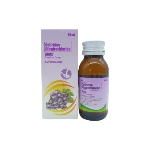 Alnix (cetirizine) 5mg/5ml syrup, 60ml