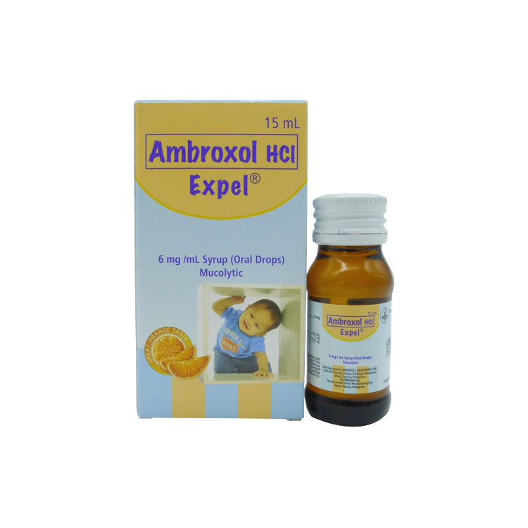 Expel (ambroxol hydrochloride) 6mg/ml syrup (oral drops), 15ml