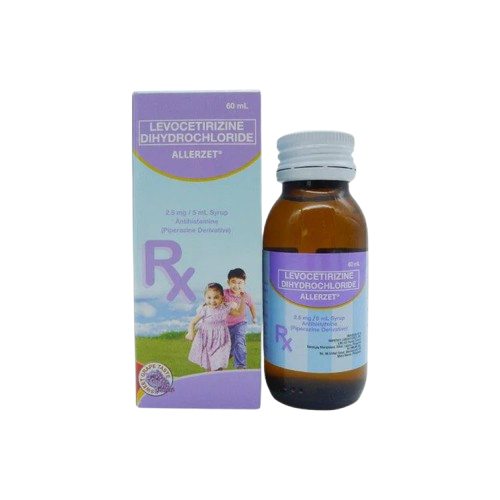 Allerzet (cetirizine dihydrochloride) 2.5mg/5ml syrup, 60ml