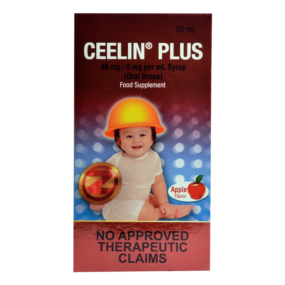 Ceelin Plus (Ascorbic Acid/Zinc) Oral Drops, 30ml Syrup 