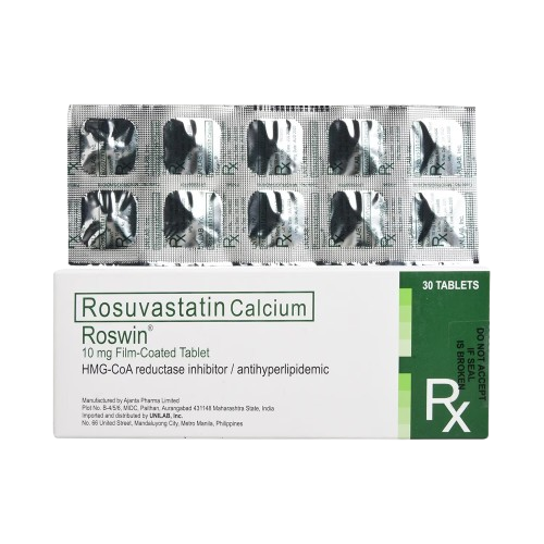 Roswin (Rosuvastatin) 10mg Tablet 