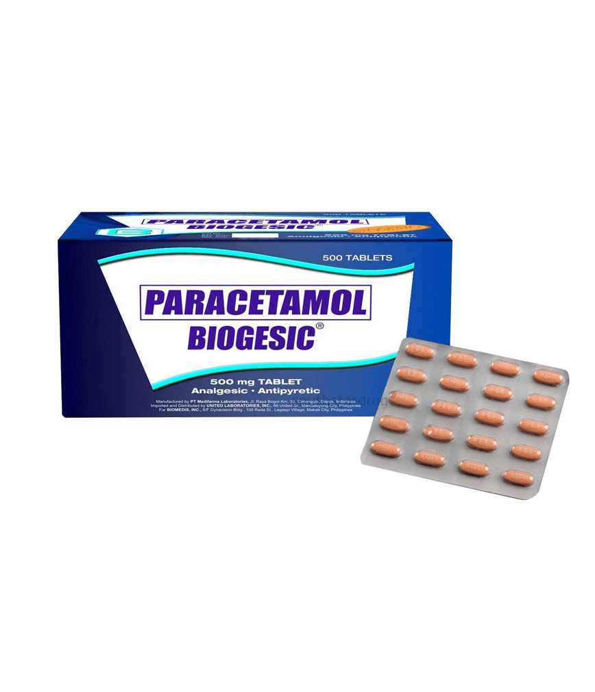 Biogesic (Paracetamol) 500mg Tablet
