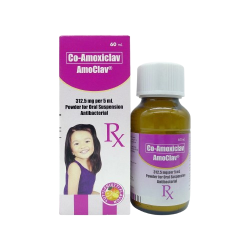 Amoclav (Co-Amoxiclav) 312.5mg/5ml Suspension 60ml